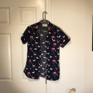 Flamingo button down